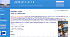 Desktop Screenshot of grandlakesailing.org